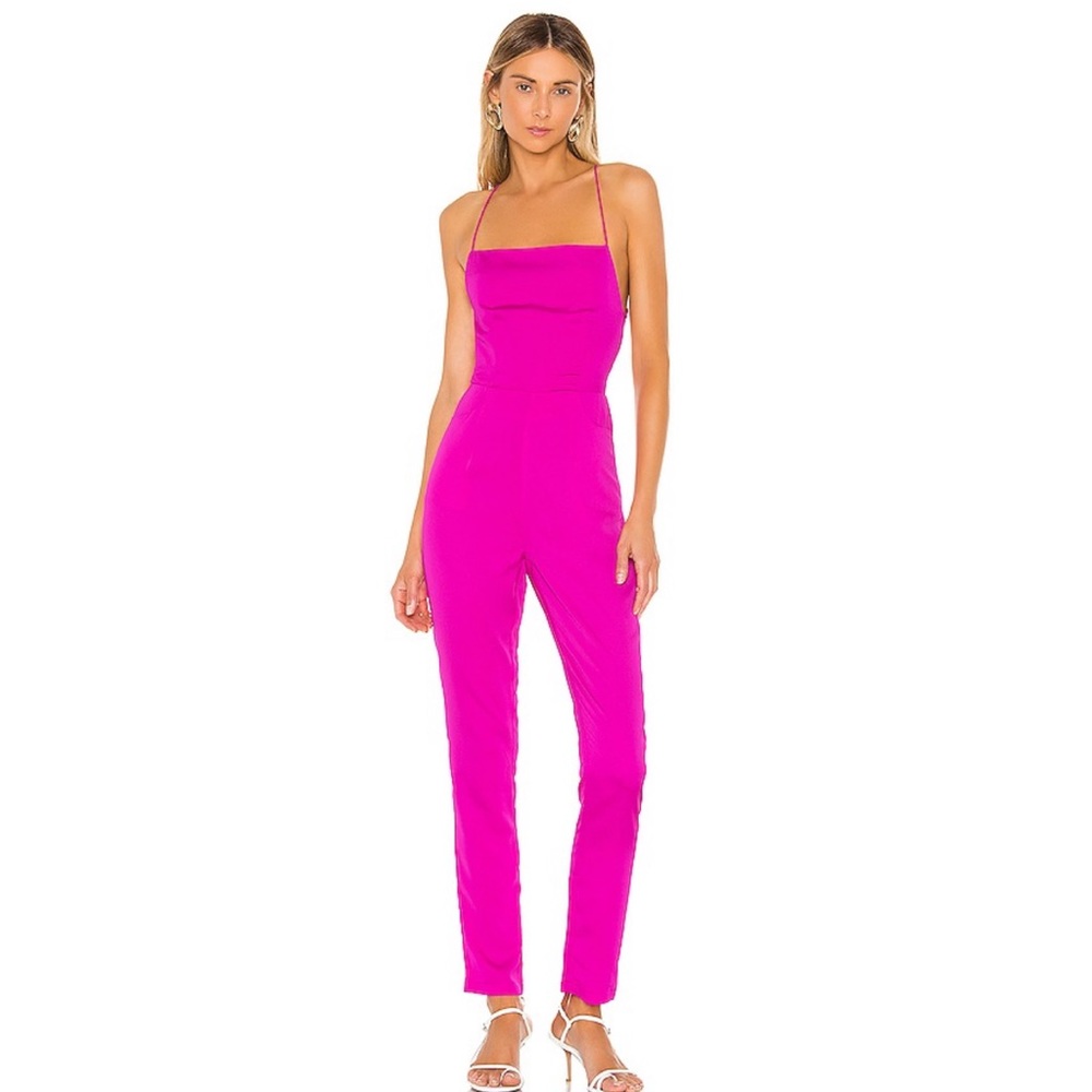 Magenta Superdown jumpsuit